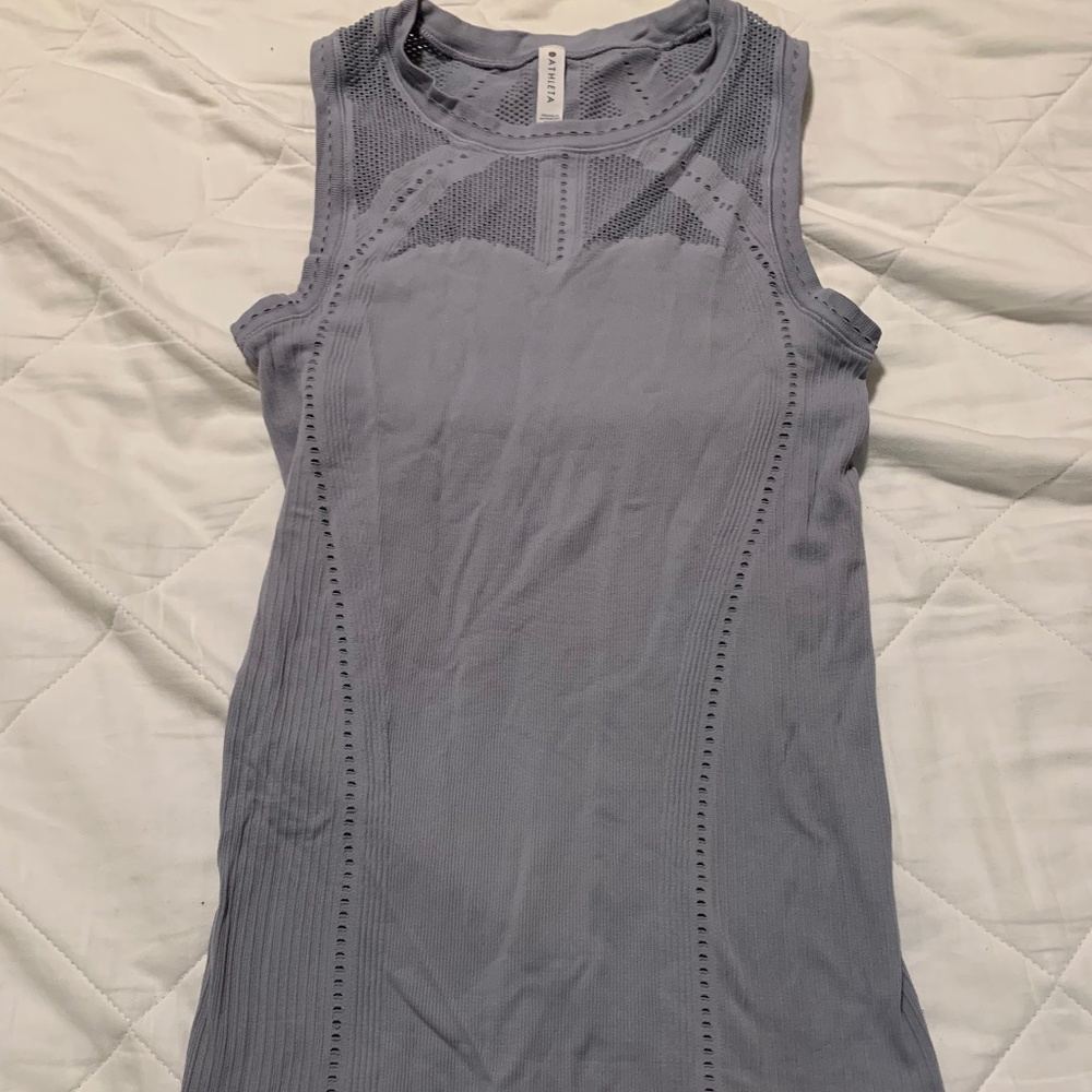 Athleta xxs grey-lavender sleeveless top tank